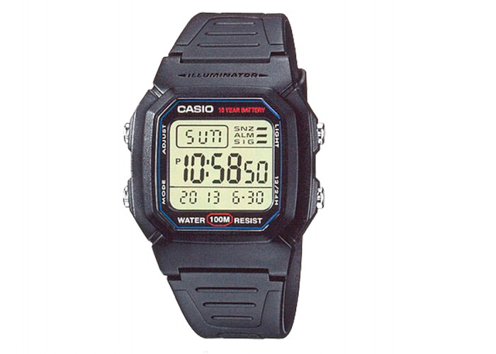 Спортивные беговые часы Casio W-800H-1A