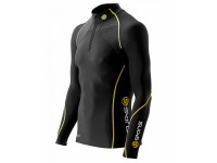 Skins. A200 Mens Thermal LS MckNeck w zip