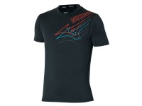 Mizuno. Core Graphic Tee Black 
