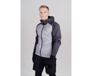 Nordski. Тренировочная куртка с капюшоном Nordski Hybrid Hood Grey M