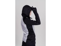 Тренировочная куртка с капюшоном Nordski Nordski Hybrid Hood Black/Grey W, арт.NSW853201
