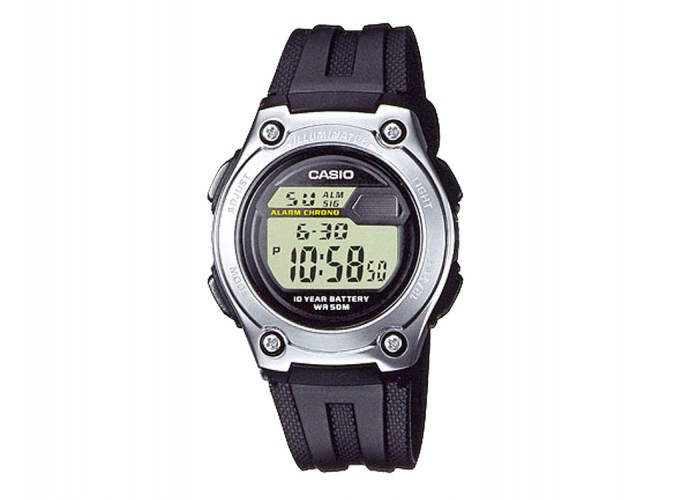 Спортивные беговые часы Casio W-211-1A 