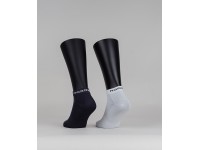 Комплект спортивных носков Nordski Run Grey/White (2 пары), арт. NSV406303