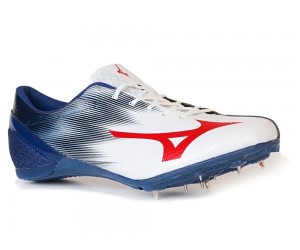 MIZUNO. GEO VERSUS FX Wht/HighRiskRed/DBlues