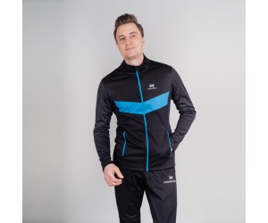 Nordski. Тренировочная куртка Nordski BASE Black/Blue