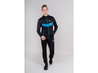 Тренировочная куртка Nordski BASE Black/Blue, арт.NSM810170