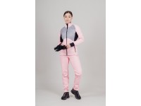 Тренировочная куртка Nordski Hybrid Pro Candy Pink/Grey W, арт.NSW606911