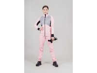 Тренировочная куртка Nordski Hybrid Pro Candy Pink/Grey W, арт.NSW606911