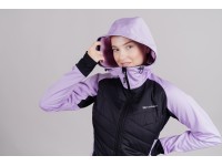 Тренировочная куртка с капюшоном Nordski Hybrid Hood Orchid W, арт.NSM853412