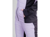 Тренировочная куртка с капюшоном Nordski Hybrid Hood Black/Lavender W, арт.NSW853827